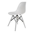 Ver imagem 1 de Cadeira Eames Branca Polipropileno para Sala de Jantar Cozinha e Espaço Gourmet