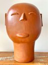 Ver imagem 1 de Escultura Cabeça Cerâmica Cida Lima. Arte Popular Brasileira