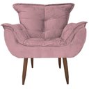 Ver imagem 2 de Kit 2 Poltronas Opala Decorativa Amamentação Sala Quarto Escritorio Rosa
