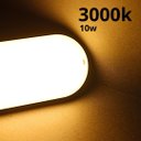 Ver imagem 3 de Luminária Tartaruga Led 10w Branco Quente 3000k 900lm Irc80 Fp>0.6 Corpo Branco Ip65 Biv Marca Roya