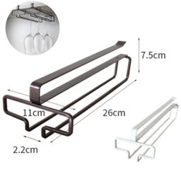 Suporte Flutuante de Prateleira Armazenamento Copo Vinho sem Perfurador Rack de Vidro de Vinho sob o - 3