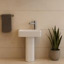 Ver imagem 3 de Torneira Banheiro Lavabo 1/4 Volta Bica Baixa Metal Cromado