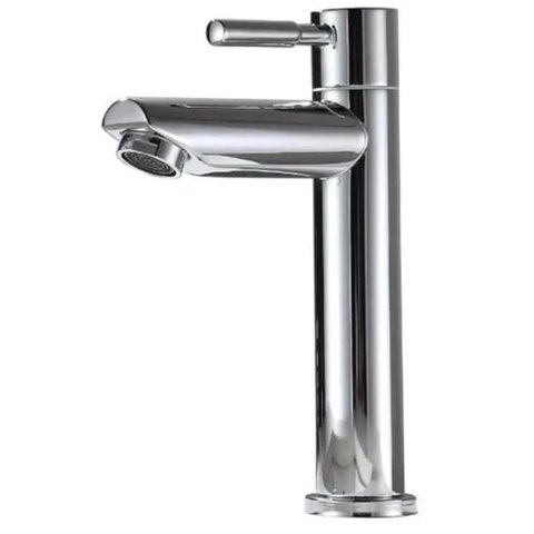 Torneira Banheiro Lavabo 1/4 Volta Bica Baixa Metal Cromado