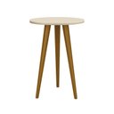 Ver imagem 6 de Dormitório Theo 3 Portas, Cômoda 6 Gavetas, Berço, Mesa de Canto Areia Fosco com Pés Amadeirado