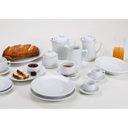 Ver imagem 2 de Jogo 4 Xícaras de Chá com Pires 100ml Bar Hotel Germer em Porcelana Branca