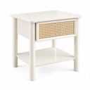 Ver imagem 3 de Mesa de Apoio com Gaveta Ratan Nature Laca Off White