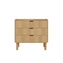 Ver imagem 4 de Cômoda 3 Gavetas 90cm Orgânico Pé Madeira Aura Artesano | Hanover - Artesano Home