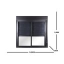 Ver imagem 4 de Janela de Aluminio Persiana Integrada 100x120cm Manual 2 Folhas Topsul