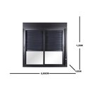 Ver imagem 4 de Janela de Aluminio Persiana Integrada 120x200cm Manual 2 Folhas Topsul