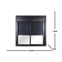Ver imagem 4 de Janela de Aluminio Persiana Integrada 120x200cm Manual 2 Folhas Topsul