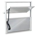 Ver imagem 1 de Janela de Aluminio Basculante 40 x 60cm Ecosul Cinza/Marrom Esquadrisul