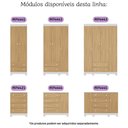 Ver imagem 6 de Guarda-roupa Infantil 92cm 3 Portas e 2 Gavetas Allegra Multimóveis Mp4442 Branco/madeirado