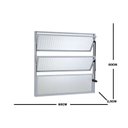 Ver imagem 3 de Janela de Aluminio Basculante 60x60cm Ecosul