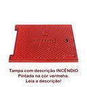 Ver imagem 2 de Tampa de Incêndio Hidrante Recalque 40x60 Ferro Vermelha