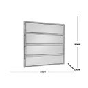Ver imagem 3 de Janela de Aluminio Basculante 80x80cm Ecosul