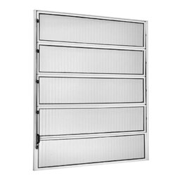 Janela de Aluminio Basculante 100x100cm Ecosul - 1