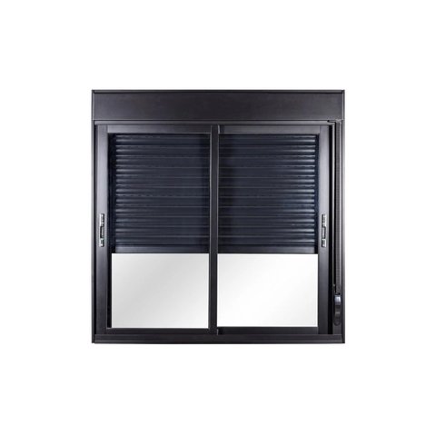 Janela de Aluminio Persiana Integrada 100x150cm com Controle 2 Folhas Topsul