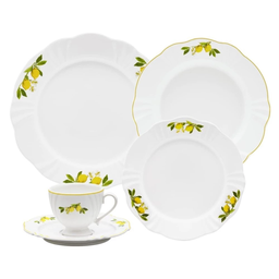 Aparelho de Jantar e Chá 30 Peças Soleil Limoni Oxford - 4