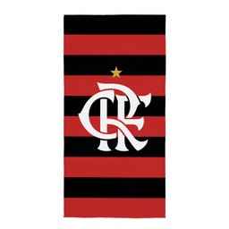 Toalha Flamengo Aveludada Transfer Lepper - 1