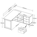 Ver imagem 2 de Escrivaninha Artany Next com Gavetas