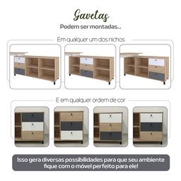 Escrivaninha Artany Next com Gavetas - 11