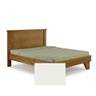 Cama Casal Madeira Maciça Slim Peseira Baixa 7003 Branca - Domus Móveis - 1