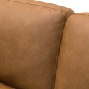 Ver imagem 5 de Sofá 3 Lugares para Sala Living 210cm Bliss L08 Couro Camel - Mpozenato