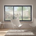Ver imagem 3 de Janela de Aluminio de Correr 100x120cm 3 Folhas com Vidro Liso Preto Esquadrisul