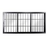 Janela de Aluminio de Correr 120x200cm 3 Folhas com Vidro Liso Esquadrisul - 1