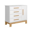 Ver imagem 1 de Cômoda Sapateira Q Encanto Slim Branco - Qmovi