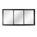 Ver imagem 1 de Janela Veneziana de Aluminio de Correr 100x100cm 3 Folhas Topsul Esquadrisul Preto