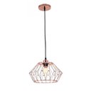 Ver mais imagens de Lustre Pendente Luminaria Flexivel Ajustavel Design Moderno Metal Aramado Sala Quarto Mezanino Decor
