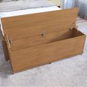 Ver imagem 4 de Bau Banco Organizador 02302 1 Porta 135cm Cedro Dcasa Cedro