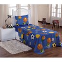 Ver imagem 1 de Jogo de Cama Infantil 3 Pecas:futebol