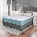 Ver imagem 1 de Cama Box Lagos Molas Ensacadas Queen 158x198 King House