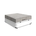 Ver imagem 4 de Cama Box Baú Casal 138 Tecido Sintético Branco com Colchão Ortobom Airtech Spring Pocket D26 Bege 70