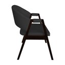 Ver imagem 3 de Kit 2 Cadeiras de Jantar Madeira Maciça Castanho Premium Helen Facto Preto