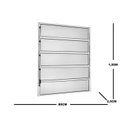 Ver imagem 4 de Janela de Aluminio Basculante 100x80cm Ecosul Esquadrisul
