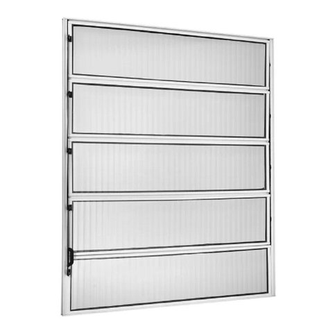 Janela de Aluminio Basculante 100x80cm Ecosul Esquadrisul