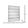 Janela de Aluminio Basculante 100x40cm Ecosul Esquadrisul - 4