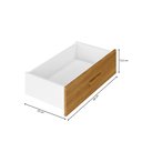 Ver imagem 6 de Cômoda com Escrivaninha em L com 6 Gavetas Leonie Yescasa