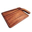 Ver imagem 1 de Tábua para Churrasco Gourmet Elegance em Madeira Maciça com Pés Emborrachados