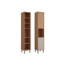 Ver imagem 4 de Módulo Cozinha Mgm Divina Paneleiro C/ 2 Portas e 1 Nicho P/ Forno 37 Cm Cinamomo/off White-mgm