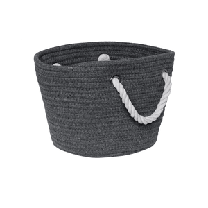 Cesto Square Gist Cotton Grey Alça 22 Cm Mimo
