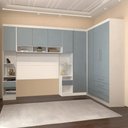 Ver imagem 1 de Guarda Roupa Casal Modulado Cp09 Taiga Branco/grey L01 - Mpozenato