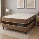 Ver imagem 1 de Cama Acoplada Durmaflex Pietra 138x188x055 (sued Amassado Marrom)