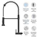 Ver imagem 3 de Torneira Cozinha Metal Gourmet Standard Parede Fosco