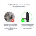 Ver imagem 4 de Torneira Cozinha Metal Gourmet Standard Parede Fosco