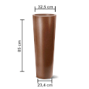 Ver imagem 3 de Vaso Classic Cone 85 Nutriplan Ferrugem