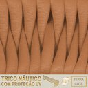 Ver imagem 2 de 8 Cadeiras Atenas Tricô Náutico e Alumínio com Proteção Uv Terra Cota